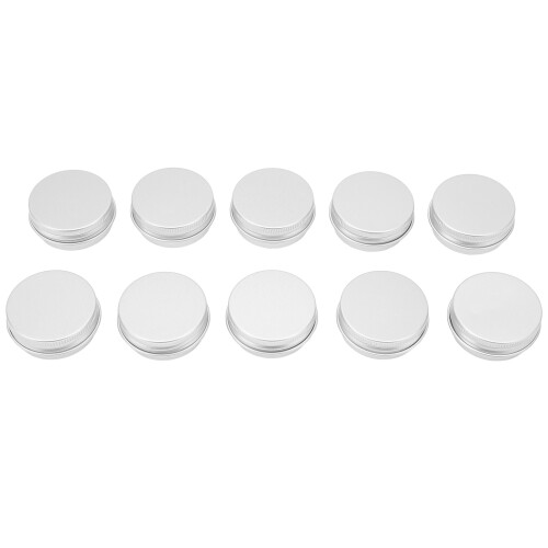 (10ml) 10x 10ml Aluminium Candle Jars