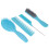 (Blue Box Packed) 4x Professionele Haarkamenset (Groen) 4