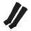 (Black S/M) Calze Compressione Nylon Cerniera Nere S/M 5