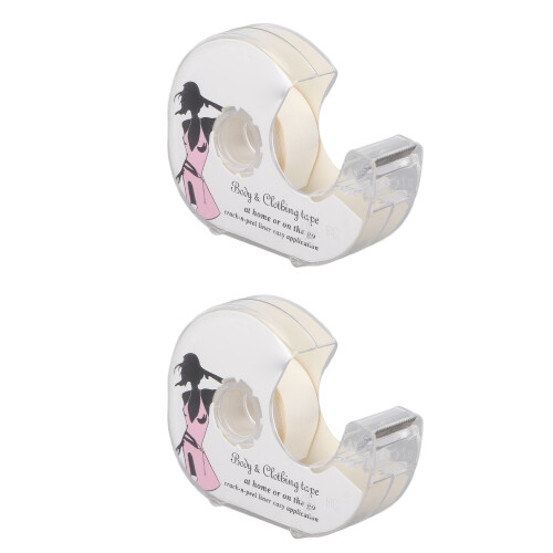 2pcs Transparent Double Sided Dress Tape 2