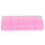 (Pink) 10-Compartment Transparent Bead Organizer Pink 1