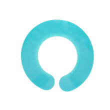 (Cyan) Waterproof Cyan Hair Dyeing Collar Shawl