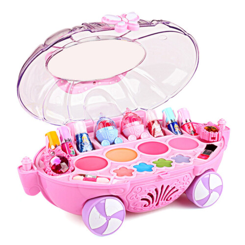 Wasbare kinder make-up set auto