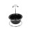 Ciotola Barba Acciaio Inox con Supporto 5