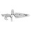 (Silver Tail Finger) Fingerringe mit Strass-Abdeckung Silber 4