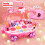 Wasbare kinder make-up set auto 2