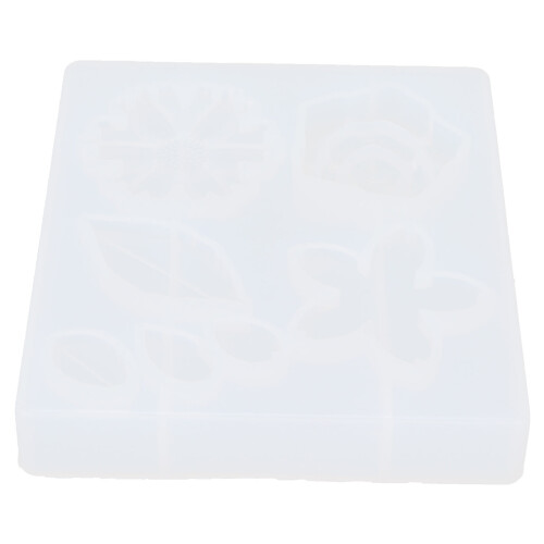 Silicone Flower Leaf Mold for Epoxy Candle Soap DIY