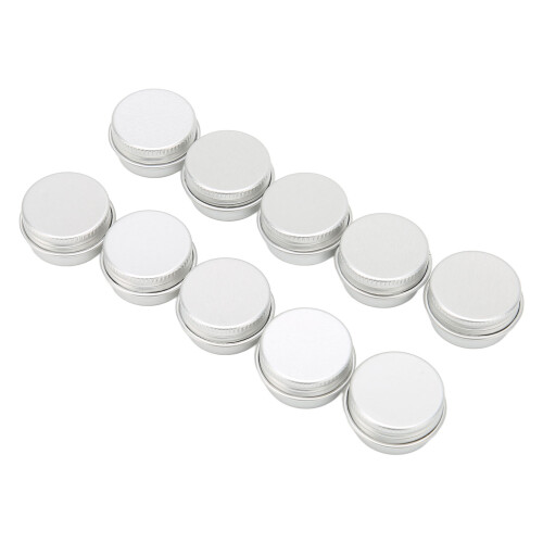 10pcs 5ml Empty Aluminum Tin Can for Lip Balm Perfume 1