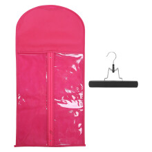 (Rose Red) Haarverlängerungs-Storage-Box Staubdicht Reißverschluss Gelb