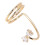 (Gold) Electroplated Copper Manicure Ring Nail Art Gold 3
