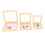 3x Schwimmende Schmuckdisplay Staubgeschützt Organizer 3
