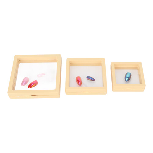 3x Schwimmende Schmuckdisplay Staubgeschützt Organizer 1