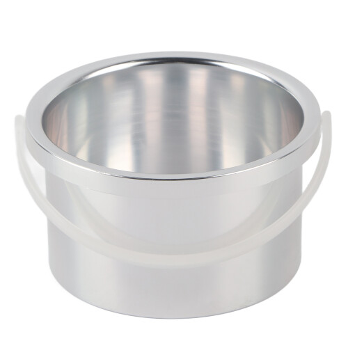 4.13 Zoll Wachs-Erwärmer Aluminium-Topf Silber