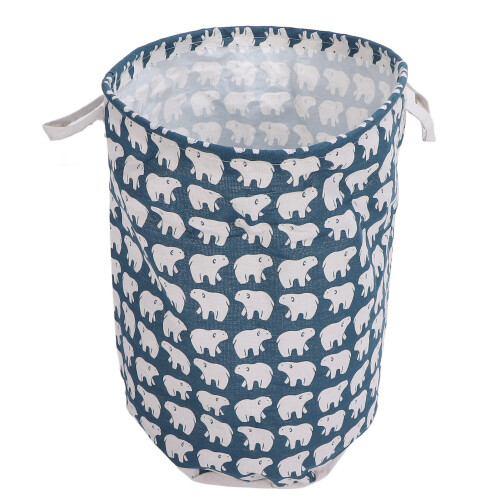Foldable Laundry Basket Cloth Dirty Clothes Hamper Organizer Home