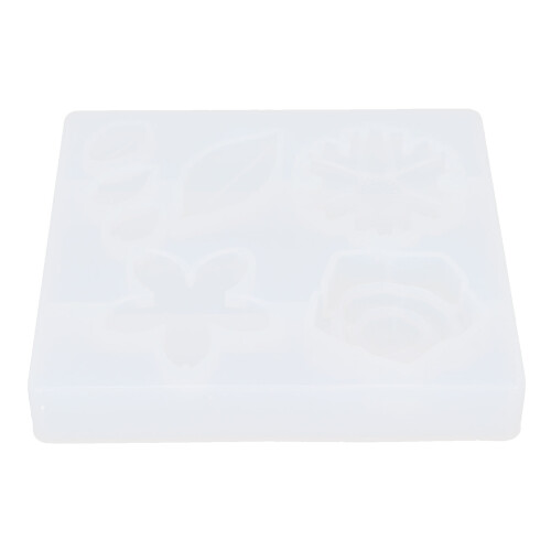 Silicone Flower Leaf Mold for Epoxy Candle Soap DIY 1