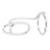 (Silver) Nail Art Rings Finger Cover Silver Gift 5