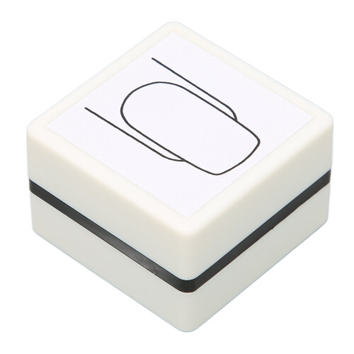 (Square Nails) Timbro Nail Art Dipinto a Mano con Coperchio