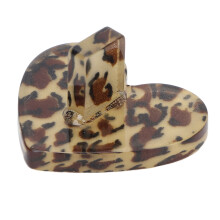 (Heart Shape) Herzförmiger Leopard-Druck Stand