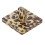 (Quadrilateral Shape) Herzförmiger Leopard-Druck Stand 1