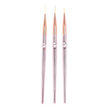 3x Nagellack-Pinsel, 3 Größen DIY