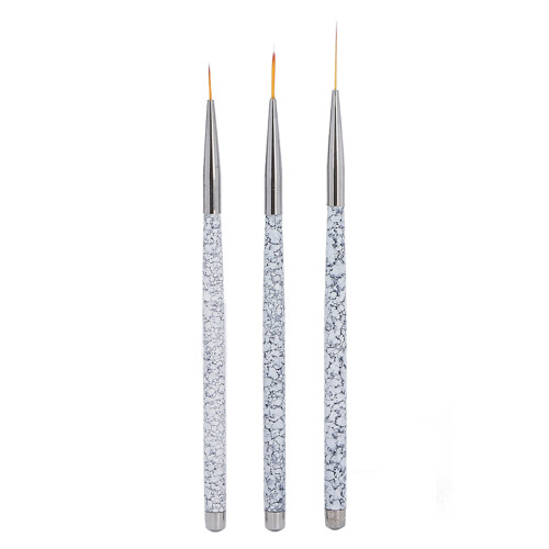 3x Nagelkunst-Linerpinsel-Set für Maniküre