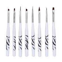 8x professionele nagelkwasten