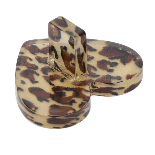 (Heart Shape) Herzförmiger Leopard-Druck Stand 1