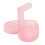 (Heart Shape) Rundes Nagel-Display mit rosa Herz 3
