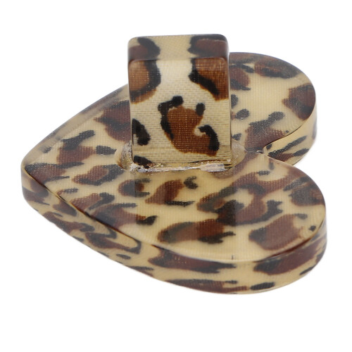 (Heart Shape) Herzförmiger Leopard-Druck Stand 2