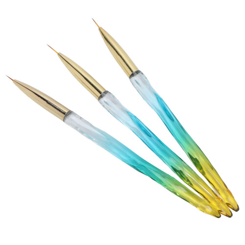 3 Maat Professionele UV Gel Liner Penselen 2