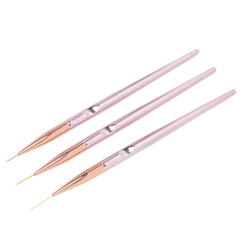3x Nagellack-Pinsel, 3 Größen DIY 1