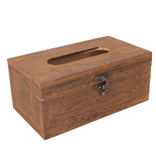 Vintage Holz Taschentuchbox Dekorative Serviettenbox