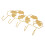 (Golden) Multifunctionele wandhaak goud 2