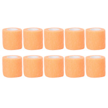 (Orange) 10x Selbstklebende elastische Bandage Anti-Rutsch Rosa