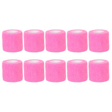 (Pink) 10x Selbstklebende elastische Bandage Anti-Rutsch Rosa