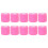 (Pink) 10 Pz Benda Elastica Autoadesiva Antiscivolo Amortizzata Rosa 1