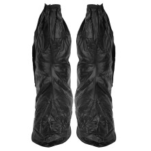 (2XL) Wasserdichte Regenschuh-Überzieher Schneeschuhe Schwarz 2XL