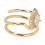 (3054 Gold) Strassnagelring Gold Damen 2