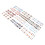 288Pcs Christmas Press On Nails Square Oval 5