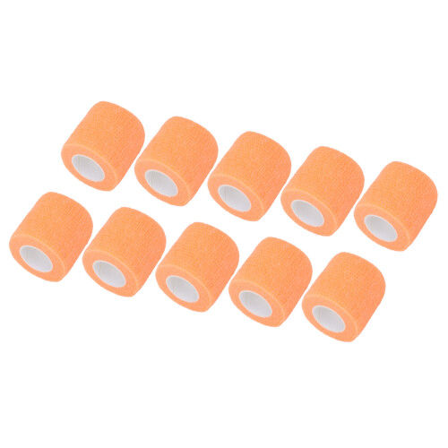 (Orange) 10 Pz Benda Elastica Autoadesiva Antiscivolo Amortizzata Rosa 1