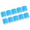 (Sky Blue) 10Pcs Self Adhesive Elastic Bandage Multifunctional Sky Blue 5