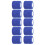 (Dark Blue) 10Pcs Self Adhesive Elastic Bandage Multifunctional Sky Blue 4