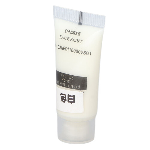 (White) Handgemalter Leuchtfarbe wasserbasiert 10g Rot 1