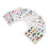 30x Schmetterlings-Nail-Sticker Wassertransfer DIY 3