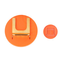 (Orange) Wandhalterung faltbar für Föhn - Organizer