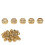 30x Zink-Legierung Haarperlen Dreadlocks Schmuck 4