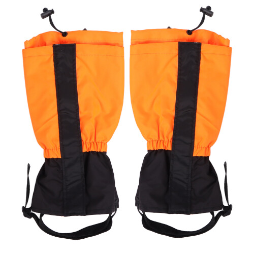 (Orange) Adjustable Waterproof Windproof Children's Leg Covers Orange