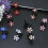 12x Strass-Haarclips Blume Kristall rutschfest 4