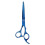 (Flat Scissors) Baardschaar RVS Dunschere Blauw 1
