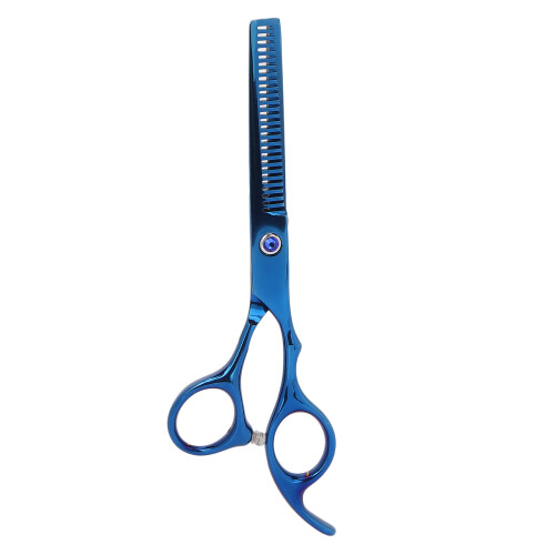 (Thinning Scissors) Baardschaar RVS Dunschere Blauw